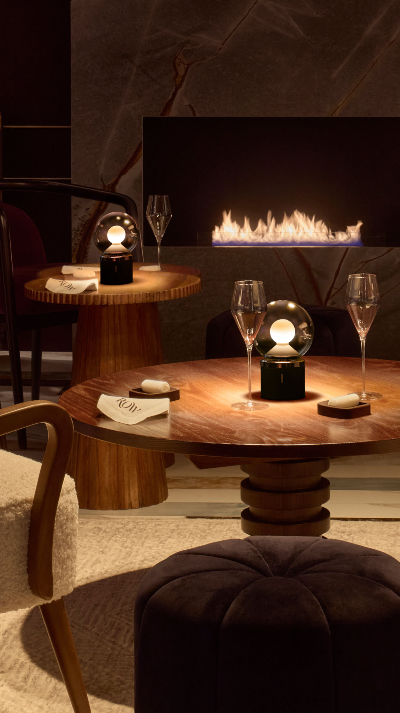 Luna pura 2 to love Row on 5 fireplace