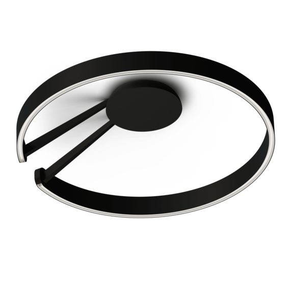 Luminaire in matt black
