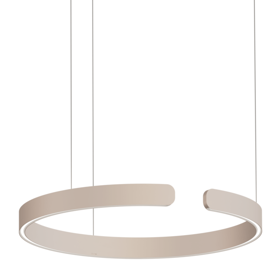 Luminaire in matt gold