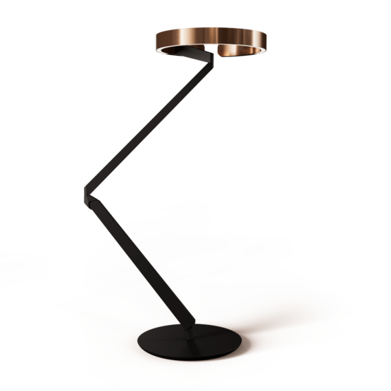 Luminaire in rose gold