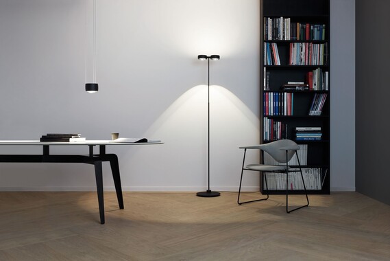 Occhio Stehleuchte Sento terra schwarz modern